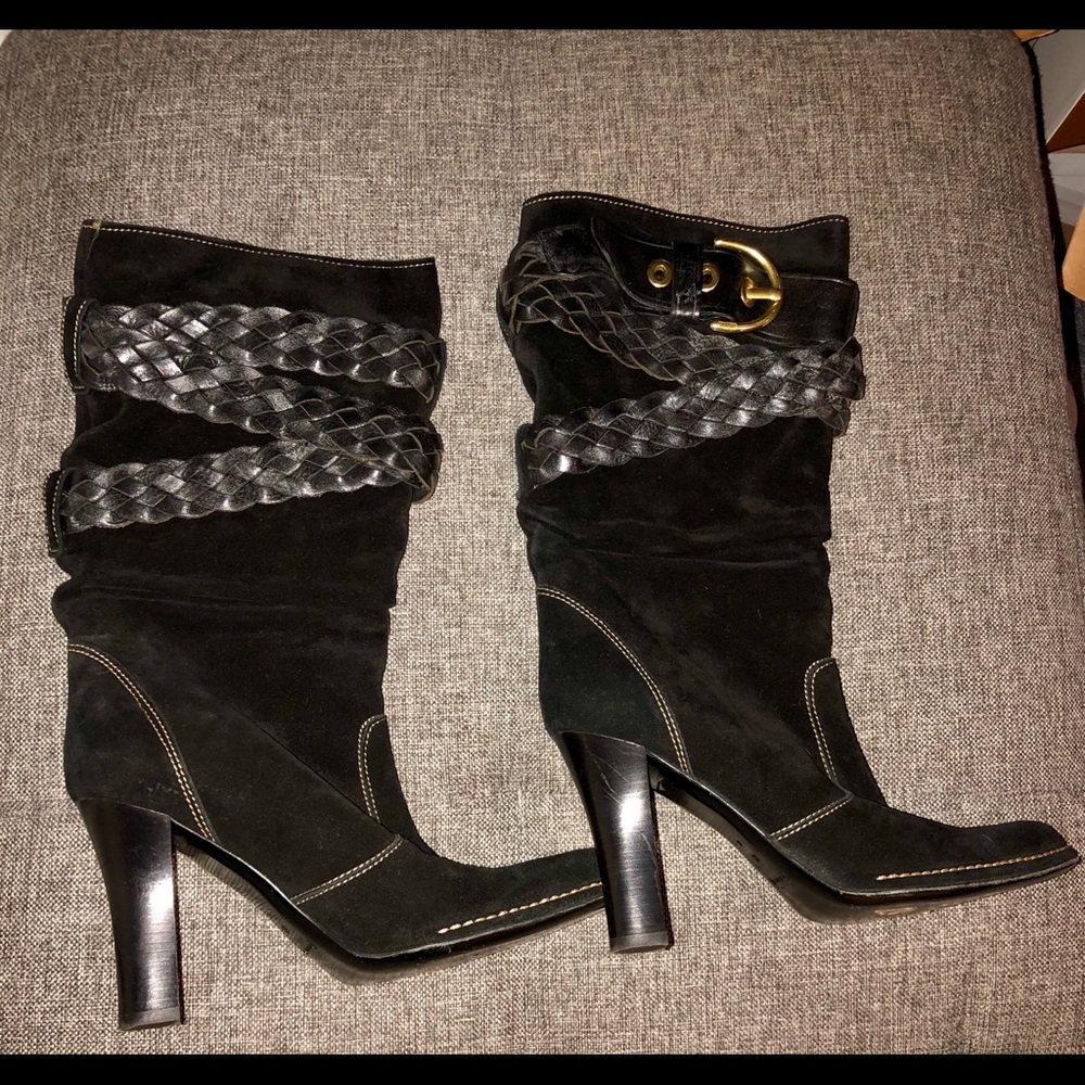 Coach Suede/Leather Boots Size 8.5